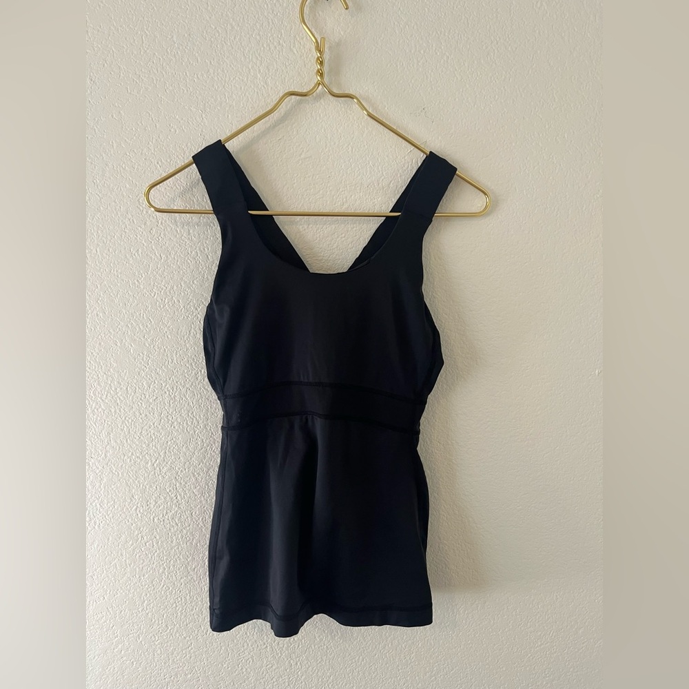 lululemon athletica Black Tank Top